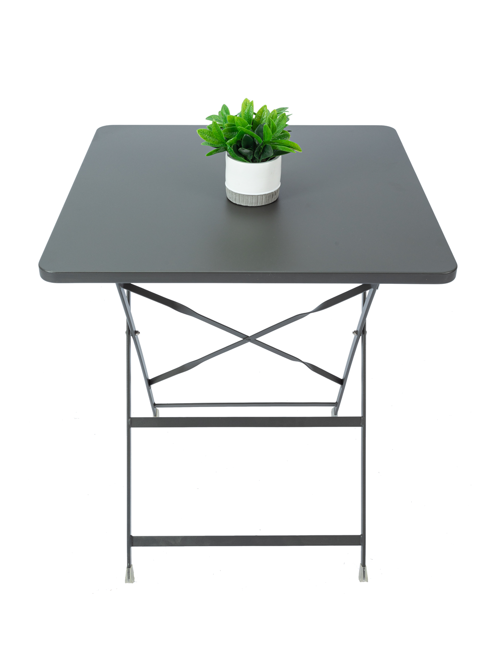 Metal Folding Square Bistro Table