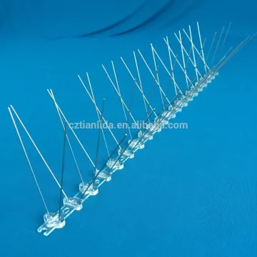 SS316 bird control spikes fixed on the wall
