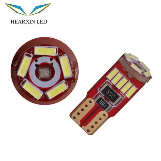 15SMD T10 4014 LED Car Side Marker Light - CANBUS Compatible, Error-Free Bulb