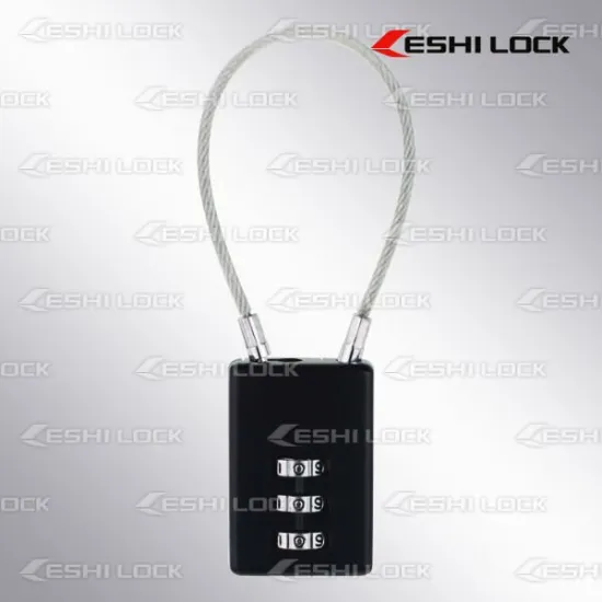 Cable Combination Padlock For Luggage, Suitcase, Travel Bag