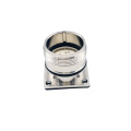 Conector de flange m23 cw masculino 9 pólo