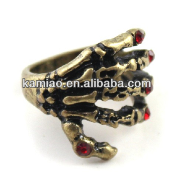 2014 fashion jewelry vintage skeleton index finger knuckle ring