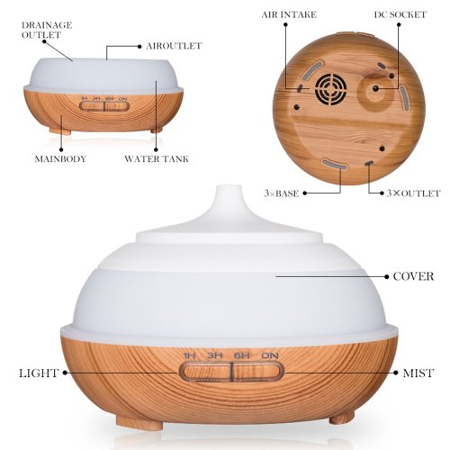 Ultrasonic Spray Spa Mist Diffuser 400ML
