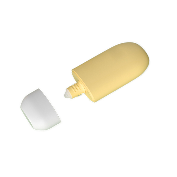 Custom 50ml Plastic Sunblock Bottle with Screw Cap