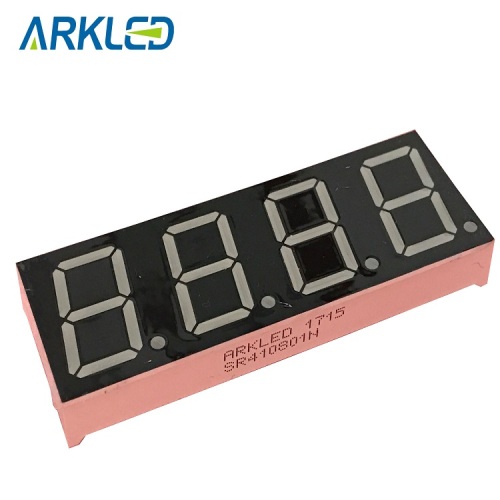 0,8 Zoll 4-stellige 7-Segment-LED-Anzeige