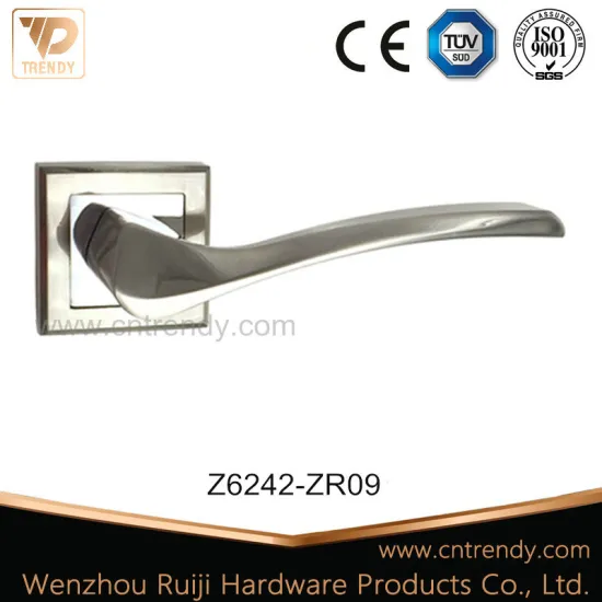 Zinc Alloy Lever Handle Door Lock with Keys & Cylinder (Z6242-ZR09-CL)