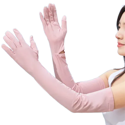 Women's Long UV Sun Protection Gloves - Anti-UV Driving Arm Sleeves