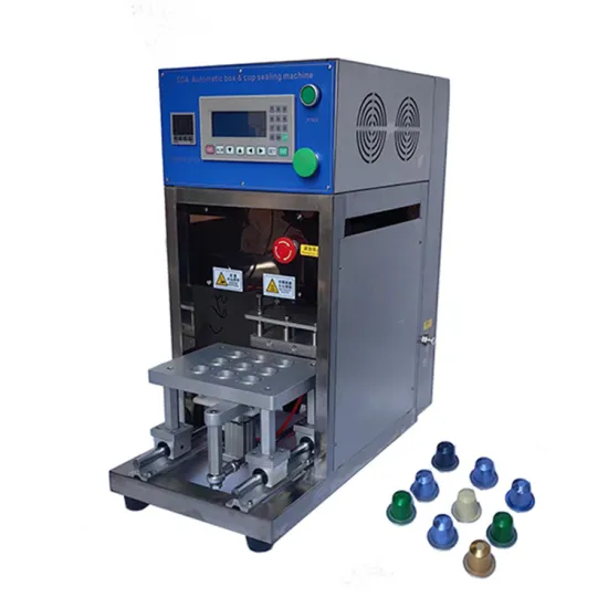 High Efficiency Nescafe Dolce Gusto Capsules Nespresso Pods Sealer Machine with Pneumatic