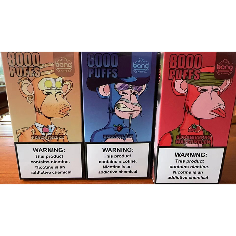 Bang King 8000 5% Nieuw goedkoop koopje