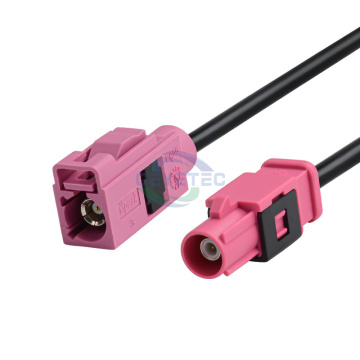 RG174 FAKRA H Macho a fakra Cable de señal inalámbrica de automóvil femenino