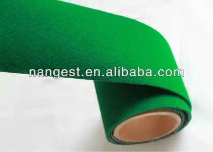 Nylon Adhesive Backed Green Velvet PVC Roller Covering
