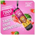 R&amp;M Monster atingiu 7000 Puffs Kit por atacado