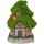 Flocked Fairy Garden House with Solar Lights