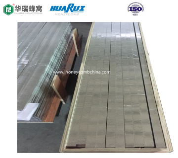 aluminum honeycomb core slices for stone honeycomb composite panels, architectural facade used