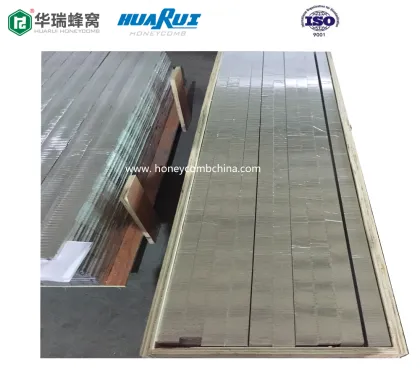 aluminum honeycomb core slices for aluminum honeycomb panel, architectural facade used