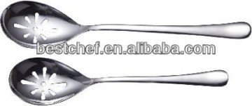 Stainless steel perforated buffet Serving spoon
