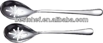 Stainless steel perforated buffet Serving spoon
