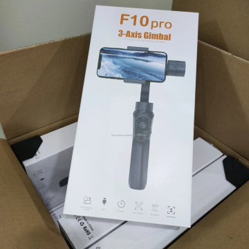 Mobile Phone Holder with 3-Axis Handheld Gimbal F10pro for Outdoor Sports Tracking