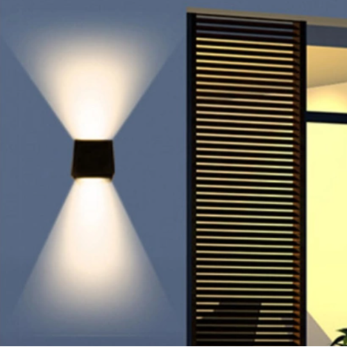 Inner glowing LED wall light