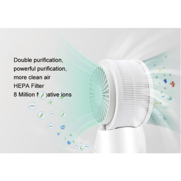 Ionic air purifier Cooling Fan true hepa filter