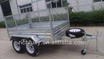 8x5 tandem cage trailer