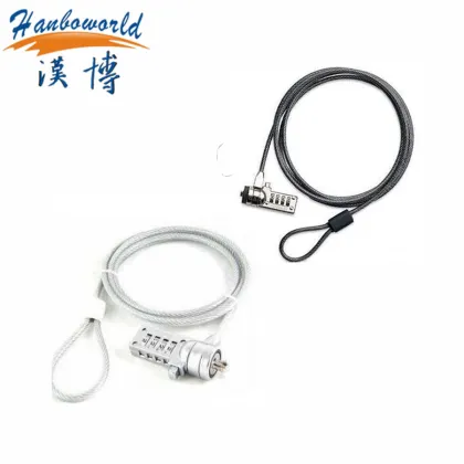 Retail anti-theft computer security lock cable chain