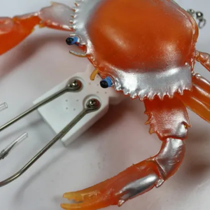 Wholesale Artificial Crab Lure Bait: 3D Simulation Soft Fish Bait for Bass & Trout Fishing Tackle Accessories