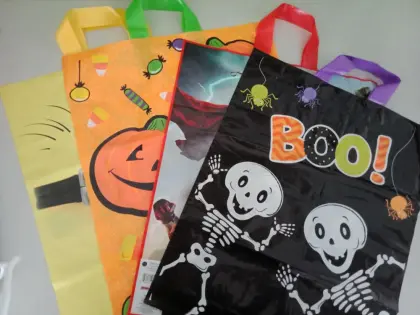 biodegradable shopping bag soft handle bag