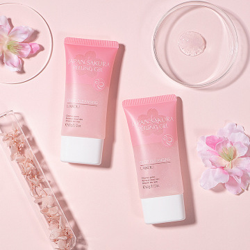 Wholesale Private Label Vegan Organic Exfoliating Skin Whitening Face and Body Scrub Gel