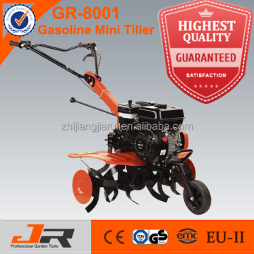 GR-8001 Gasoline Mini Tiller Rotary Tiller Power Tiller Walking Tractor