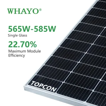 High Efficiency Whayo N-Type Solar Panels: 580W, 585W, and 590W Monofacial Models