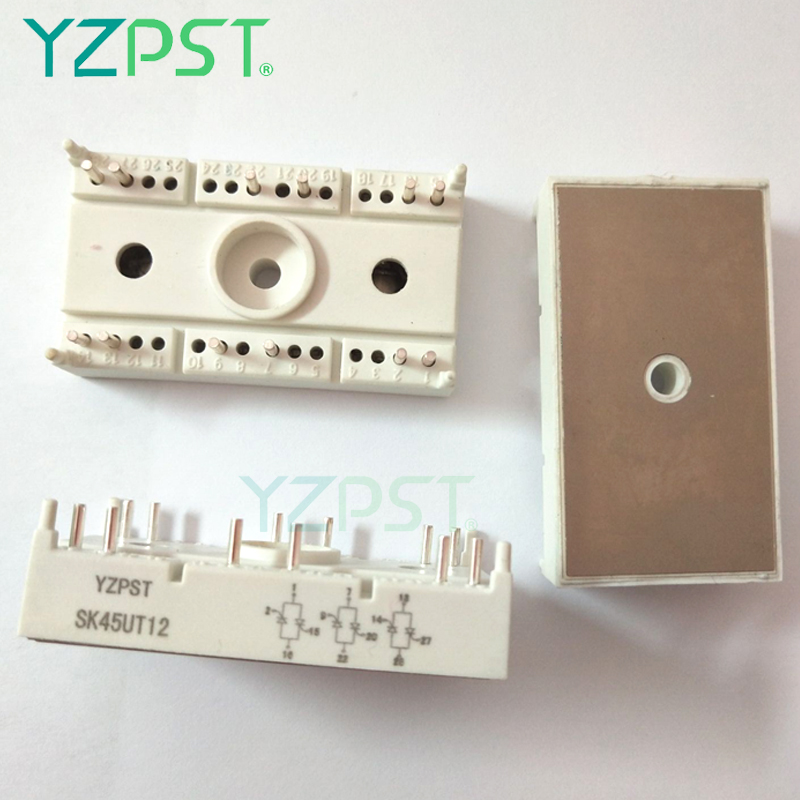 Antiparallel Thyristor Module 45A untuk permulaan lembut