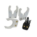 White Plastic HSK63F Series Tool Holder Fork