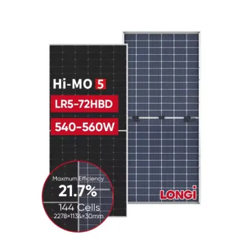 High Quality Longji LR5-72HBD 540~560W Solar Panel System from China