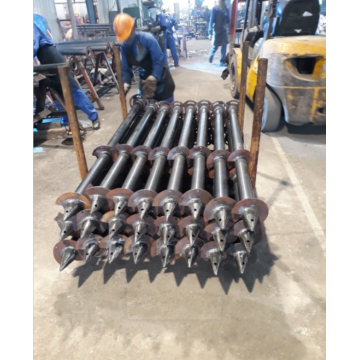 Carbon Steel Ground Screw Anchor Screw Pile Foundation