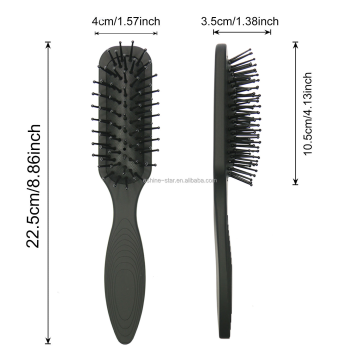 El cepillo clásico esculpe formas naturales para cabello húmedo o seco