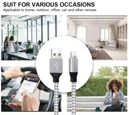 Data Transfer USB To Lightning Cable For Apple