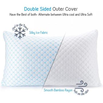 Bamboo And Ice Silk Fabric Design Bed Pillow