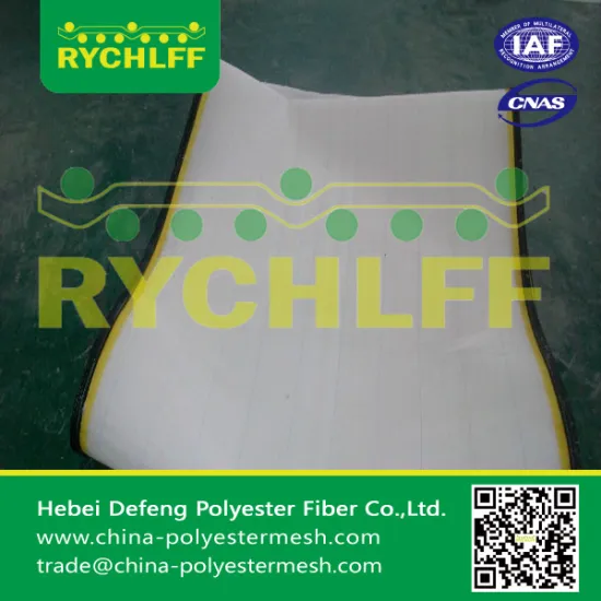 Polyester pulping fabric for paper mill/filter belt