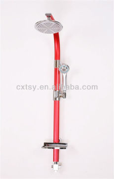 Bathroom Accessories Red colorful High quality Aluminium shower slider rail set