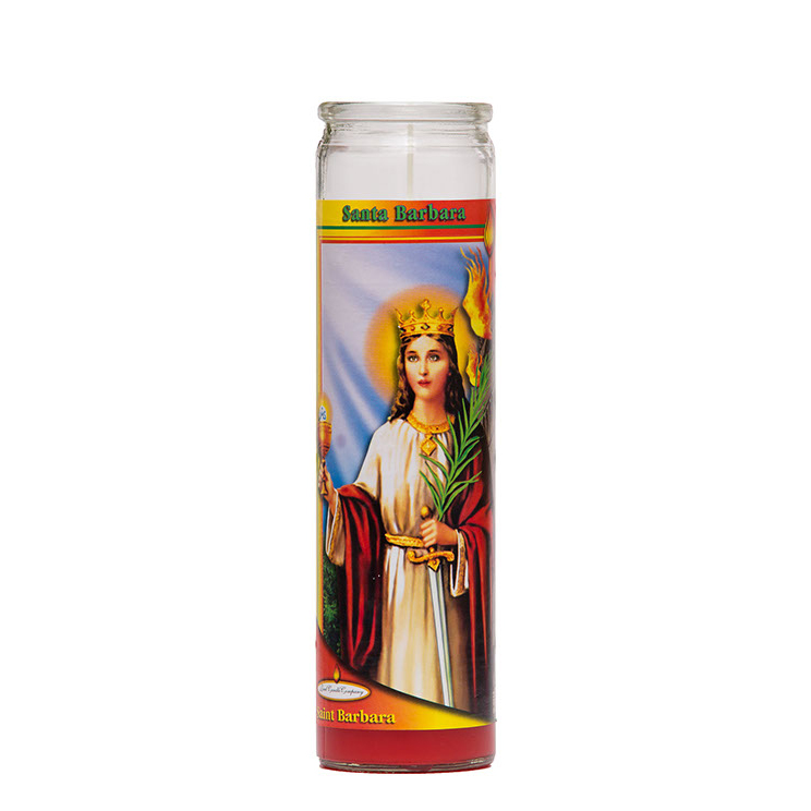 Mexican Religious 7 Day Candles With Custom Stickers