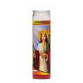 Velas religiosas mexicanas de 7 dias com adesivos personalizados