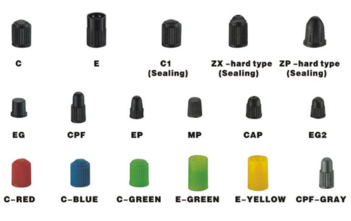 Rubber Plastic Tire Valves Caps