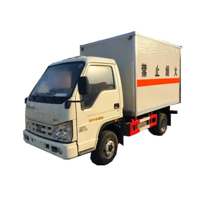 Mini LHD Dangerous chemicals transport van vehicle use for transport explosive materials