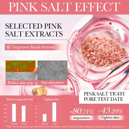 Himalayan Pink Salt Facial Lotion for Deep Brightening and Moisturizing Skin Care