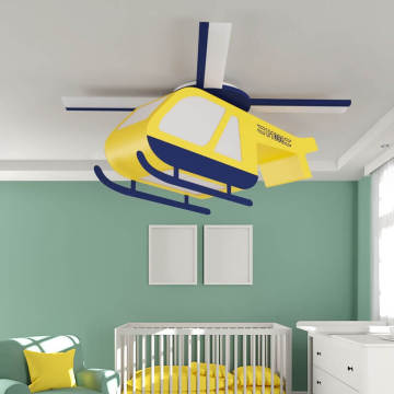 Wifi Led Ceiling Light for Homes Yellow helicopter LED ceiling light for kids Factory