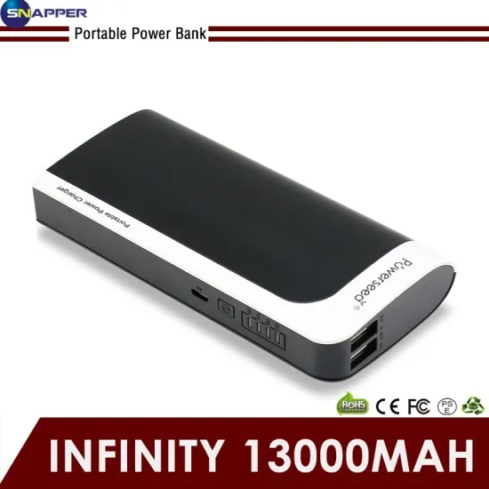 Long lasting Emergency mobile power supply 10000mAh,13000mAh dual USB power bank with LED screen
