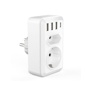 Smart Home Office 7-in-1 Wall Cube Socket with USB