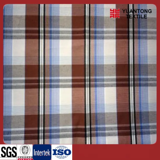 Red and Black Checks 100% Cotton Woven Yarn Dyed Fabric