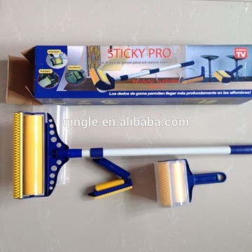multi-functional cleaning sticky lint roller set,dusting tool,sticky lint roller all color